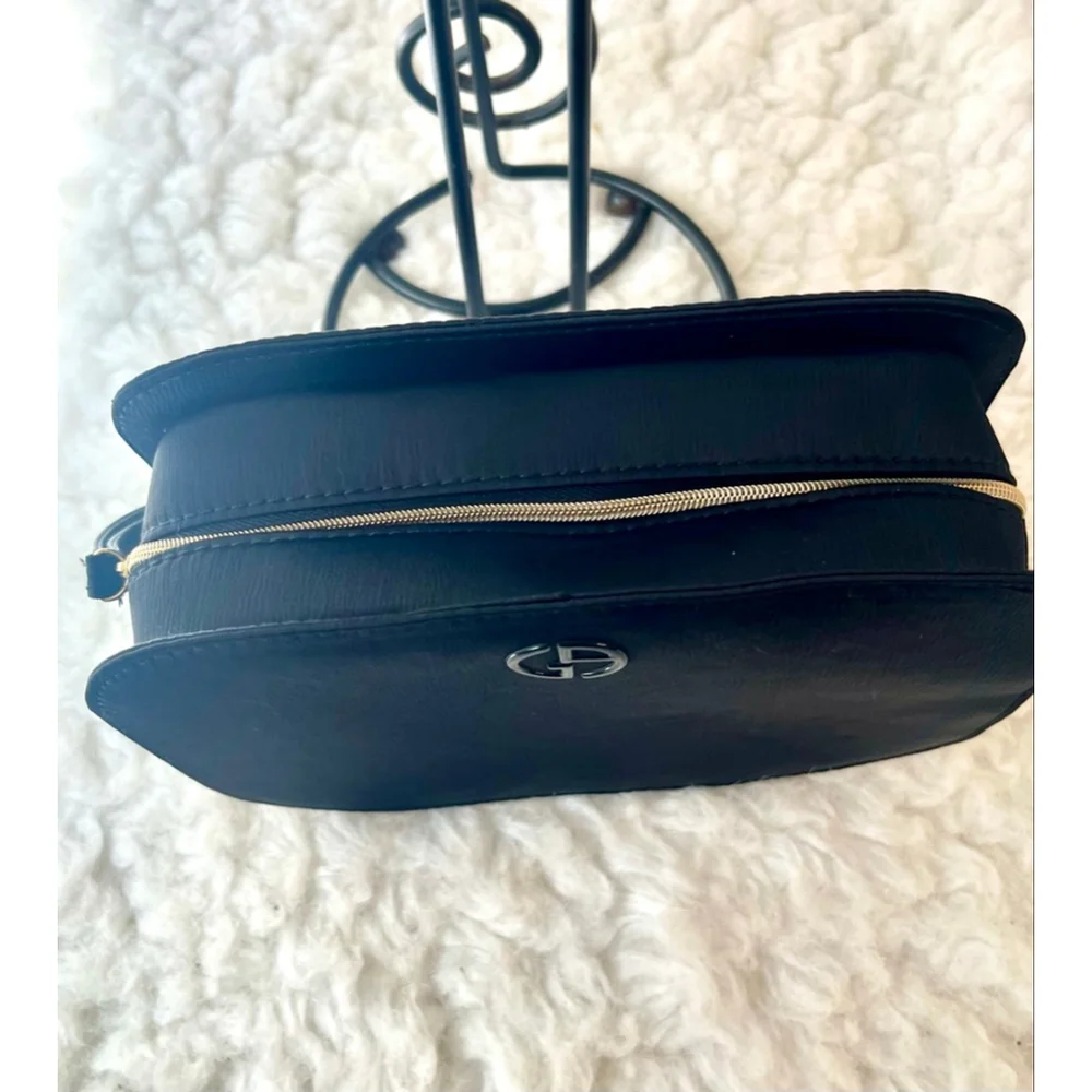 Giorgio Armani black makeup cosmetic bag